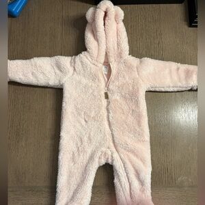 Carter's Soft Pink Fleece Footie